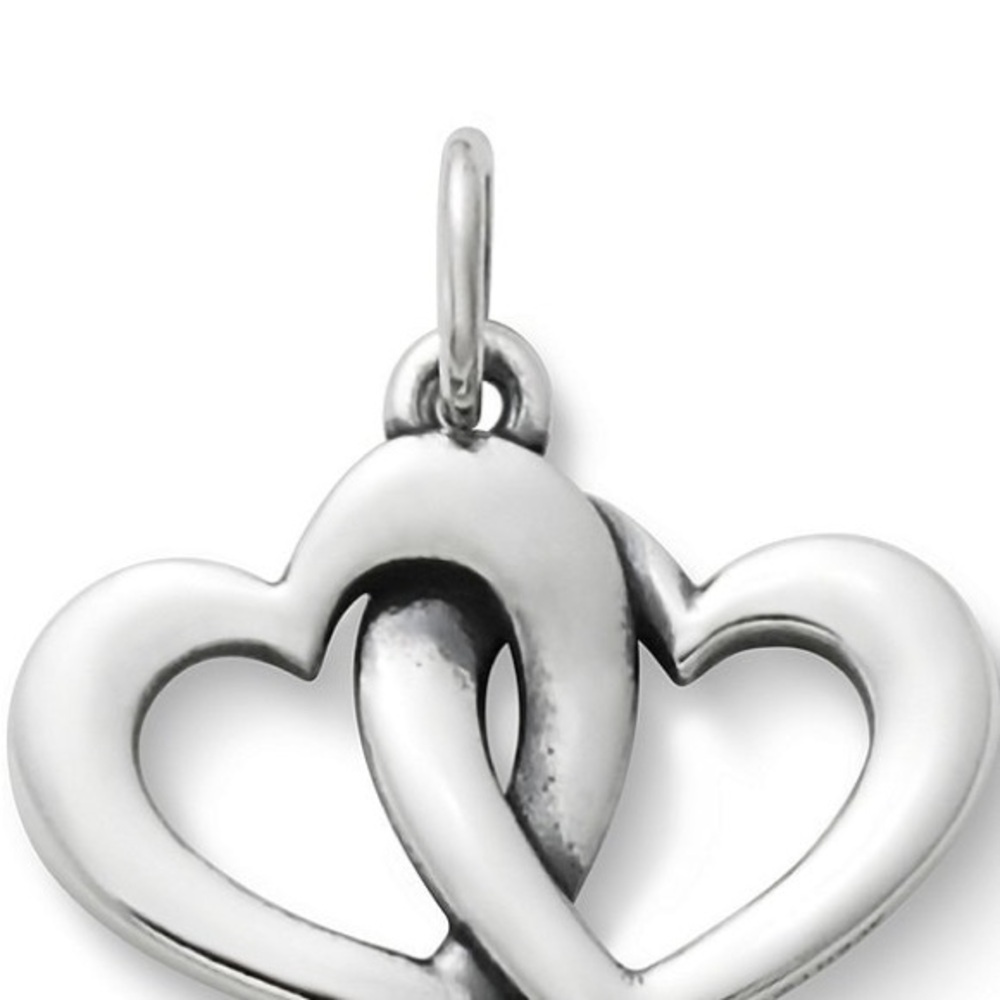 James avery silver Linked Hearts Charm